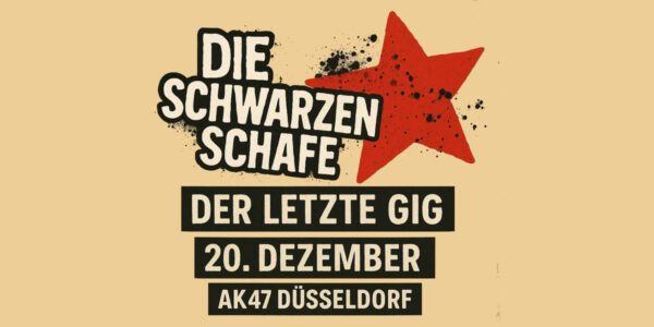 Die Schwarzen Schafe: Abschiedskonzert im AK47